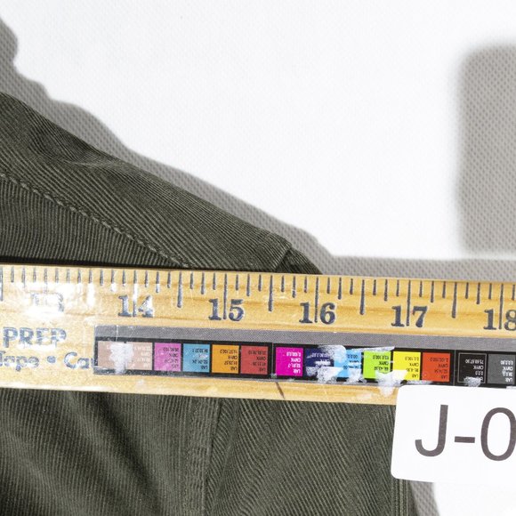 NWT Eddie Bauer Green Button Up Corduroy Shirt Dress w/Belt Women's Tall M - Picture 16 of 16